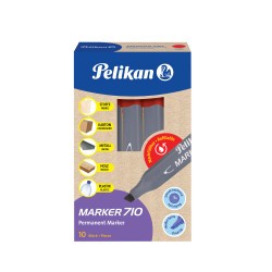 Pelikan Permanent Marker 710 Rot mit Meißeldocht